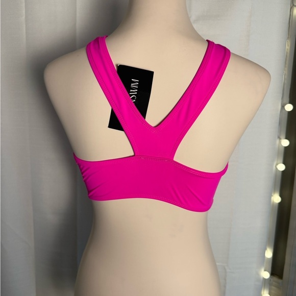 ICON Pink Bikini Swimwear Halter-Style Top - Picture 2 of 7